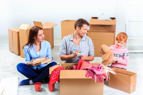 Assorted moving boxes suitable for flats and houses in South Lambeth