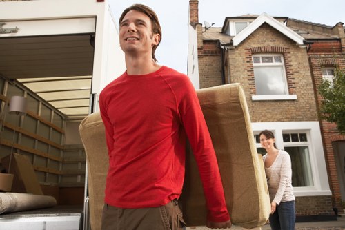 Commercial move logistics in South Lambeth with access planning